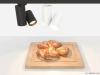 Трековый светильник STAR FOOD OMEGA BAGEL 2500К 40W 24° для выпечки