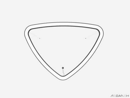 Купить треугольный светильник triangolo soft xl 5000k 156w с доставкой