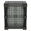 Большой контейнер 1200x1000x780 мм iBOX светло-серый c перфорированными стенками и дном, на полозьях