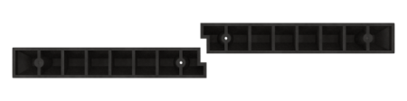 КП-1,83 Композитный Отбойник для парковки секционный (1830х150х110 мм)