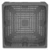 Большой контейнер 1130x1130x580 мм iBOX светло-серый c перфорированными стенками и дном, на ножках