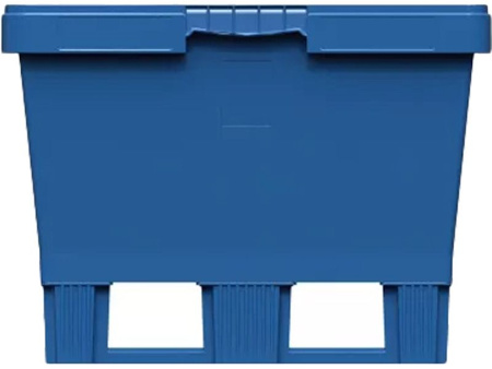 Ящик п/п 800х600х450 6,1кг. сплошной, конусный, на полозьях, код: 34269