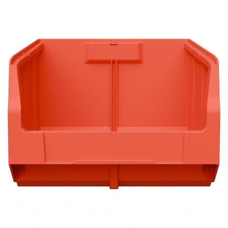 Складской лоток Logic Store 500х300х200 мм красный с отверстиями для перегородок N1 (12.406.1)