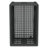 Большой контейнер 1200x800x800 мм iBOX серый c перфорированными стенками и дном, на полозьях
