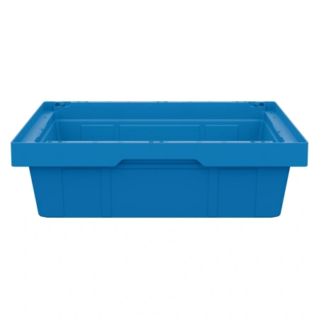 Вкладываемый контейнер INSTORE KV-6417 600x400x172 мм голубой со сплошным дном