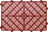 Ящик перфорированный 600×400×150, арт.: 216, объём 27, красный, код: 01168