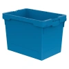 Вкладываемый контейнер INSTORE KV-6442.1 600x400x420 мм голубой со сплошным дном
