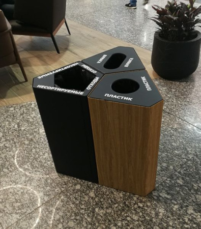 Урна Кайт, кольцо под пакет, 3х40 л