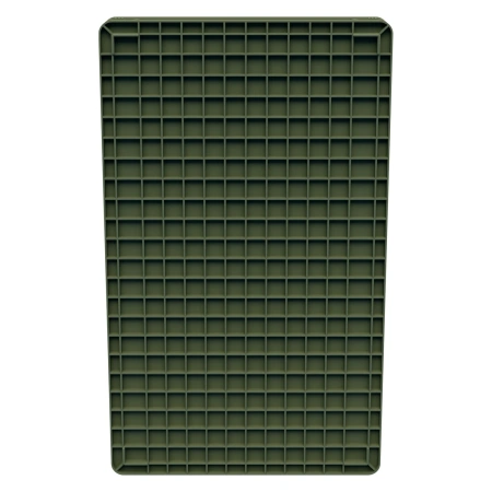 Пищевой ящик универсальный 740х440х70 мм зелёный ЭКО со сплошными стенками и дном