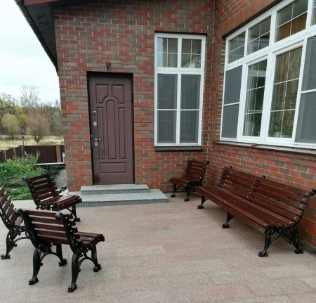 Скамейка чугунная «Классика» 3,0 м (3 опоры)