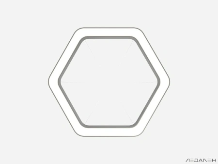Купить шестиугольный светильник otto lusso 3000k 54w с доставкой