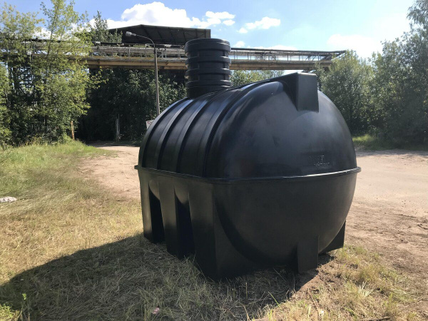 Подземная емкость D 5000 литров (черный)