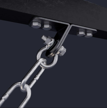 Светящиеся качели с конструкцией «Ring» 3 кольца, подсветка RGB