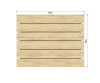 Столик «Татами» Лиственница