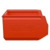 Складской лоток Logic Store 350х225х200 мм красный с отверст. для продольн. перегород. и накл. 100х70 мм