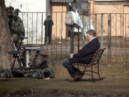 Скамейка стальная «Элегант» 3,0 м (3 опоры)