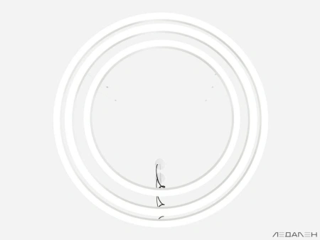 Купить светильник кольцо ring trio 5000k 133w с доставкой