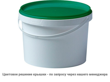Ведро пластиковое 3,3 литра с крышкой, арт. ВП 3,3, код: 26382