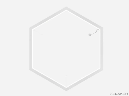 Купить шестиугольный светильник hexagon dentro 3000k 144w с доставкой