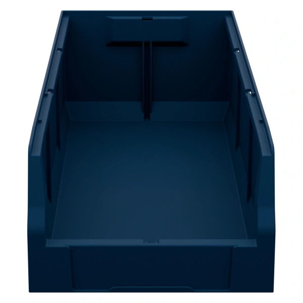 Складской лоток Logic Store 500х225х150 мм синий индиго с отверстиями для перегородок N1 (12.405.1)