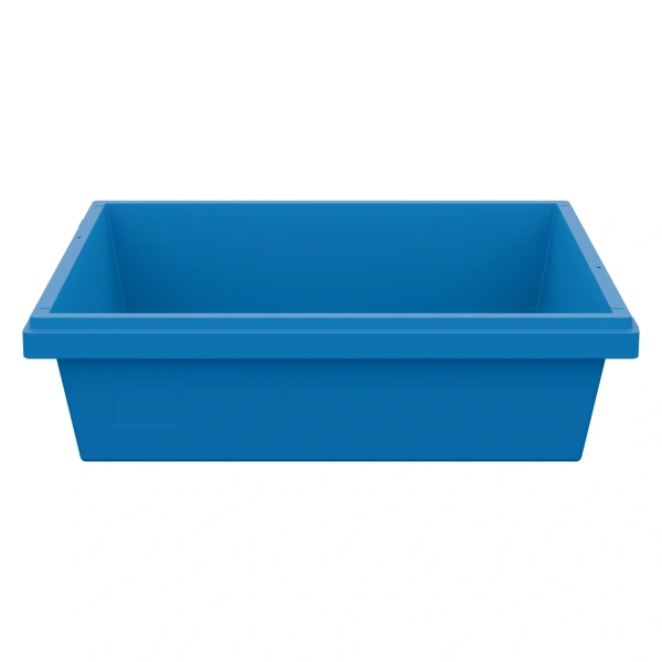 Вкладываемый контейнер INSTORE KV-6416 600x400x165 мм голубой со сплошным дном