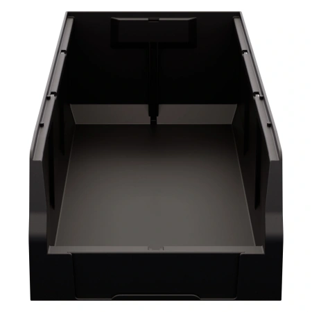 Складской лоток Logic Store 500х225х150 мм чёрный ЭКО с отверстиями для перегородок N2 (12.405.2)
