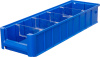 Ящик сплошной 500×155×90 мм, объем 6.98 л., арт.: SK 51509, синий, код: 12378