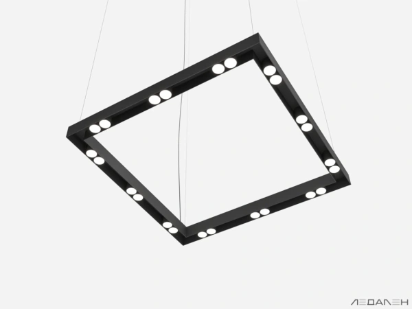 Заказать квадратный светильник quadro okko 6000k 80w артикул  с доставкой