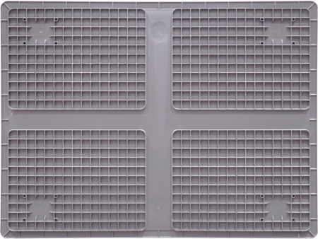 Ящик сплошной 800×600×230 мм, объем 105.6 л., арт.: SPK 8622, серый, код: 24293