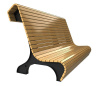 Скамейка стальная «Сафари» 2,5 м (5 опор)