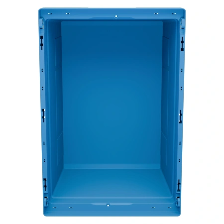 Вкладываемый контейнер INSTORE KV-6427 600x400x272 мм голубой со сплошным дном