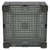 Большой контейнер 1130x1130x580 мм iBOX светло-серый c перфорированными стенками и дном, на ножках