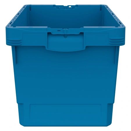 Вкладываемый контейнер INSTORE KV-6437 600x400x370 мм голубой со сплошным дном
